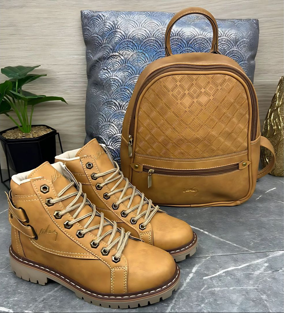 BOTA + MOCHILA JASMIN
