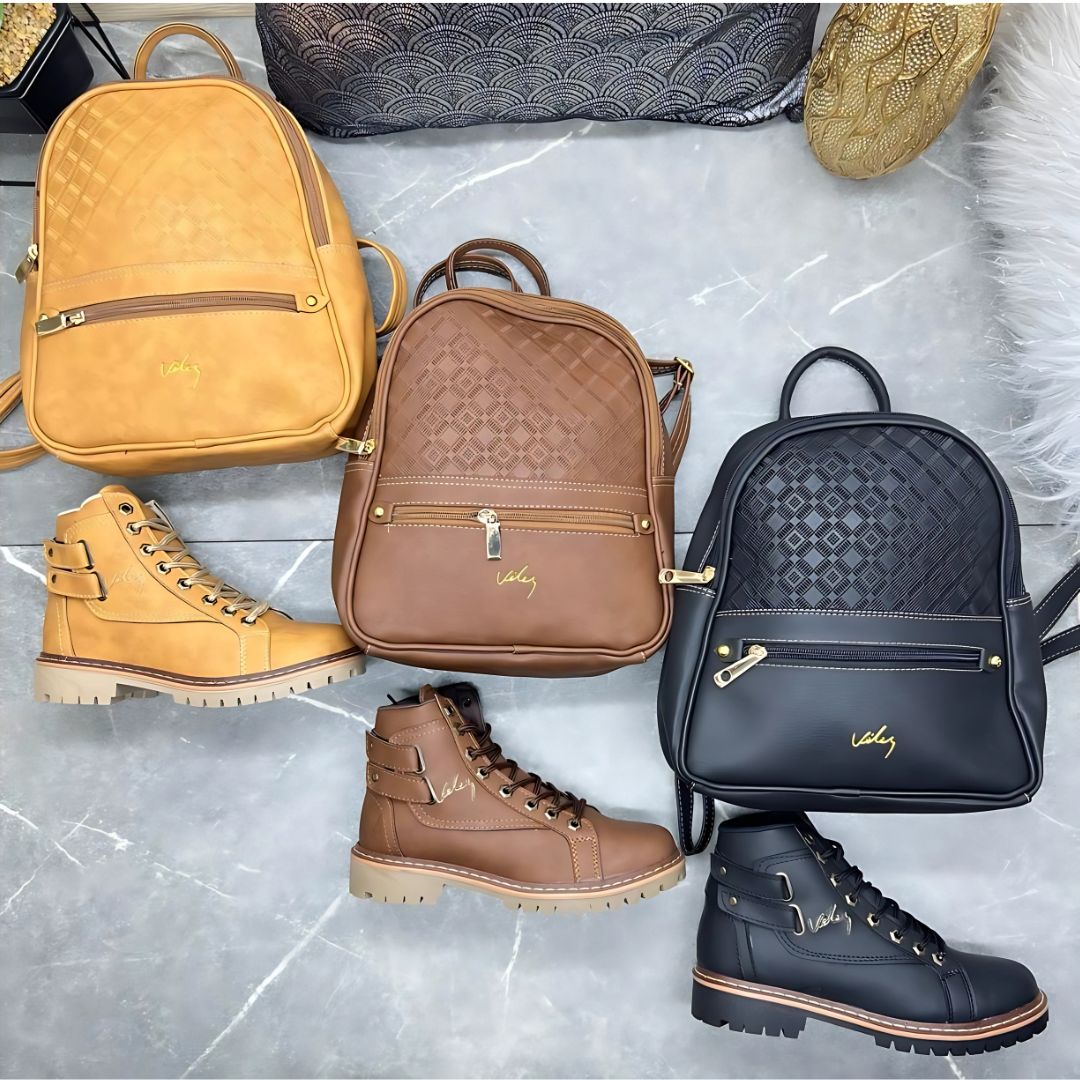 BOTA + MOCHILA JASMIN