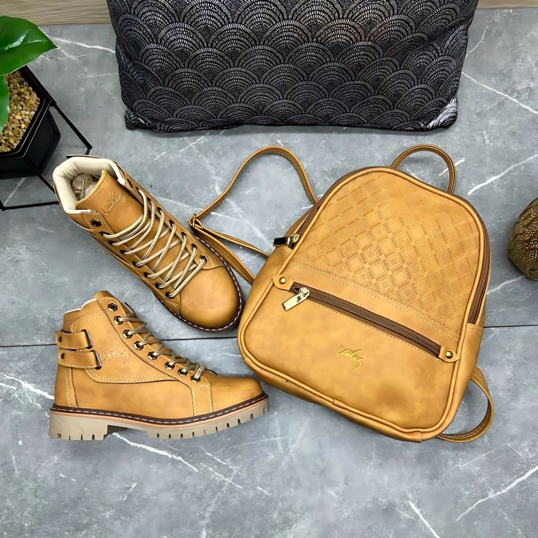 BOTA + MOCHILA JASMIN