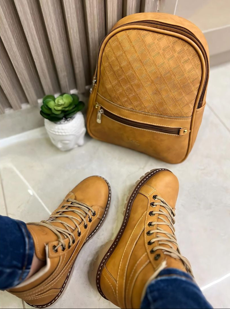 BOTA + MOCHILA JASMIN