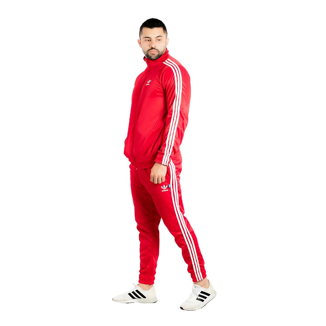 CONJUNTO ADIDAS ROJO CABALLERO
