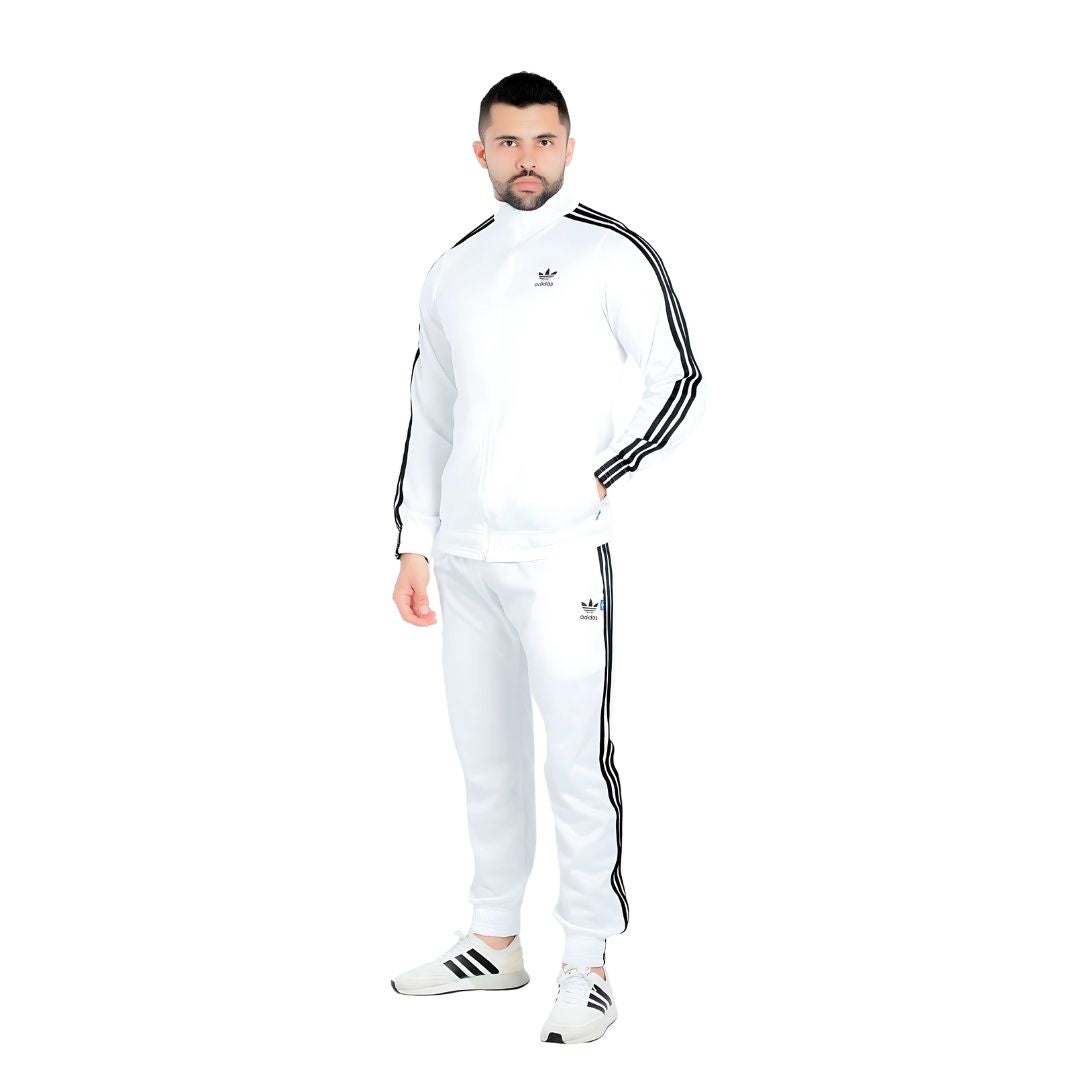 CONJUNTO ADIDAS BLANCO CABALLERO