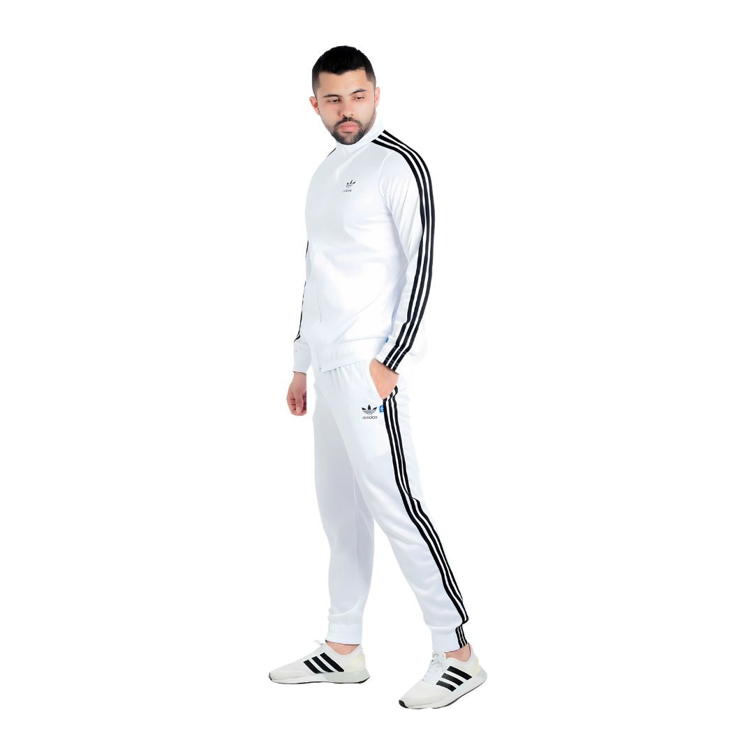 CONJUNTO ADIDAS BLANCO CABALLERO